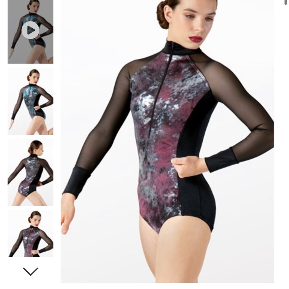 Acro long sleeve leopard
